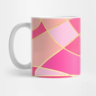 Neurographic pink toned Mug